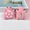 Sweet Turtles Children Toy Key Pendant Furry Miniature Plush Toy Keyring for Bags and Key Carry Along