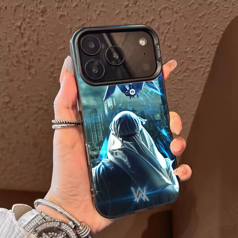 DJ Alan W-Walker Phone Case Color Silver Shell For IPhone 17 16 15 14 13 12 11 Pro Max Plus