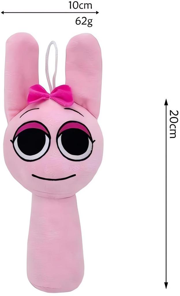 Splunky Plush Doll, Singing Monster Horror Game (Orange & Yellow) (Pink) [Used]