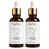 SKiNCU Nährendes Gesichtsöl 30ml Leichte, schnell einziehende Feuchtigkeitscreme für das Gesicht mit Jojobaöl, Arganöl & Vitamin E (2 Stück)