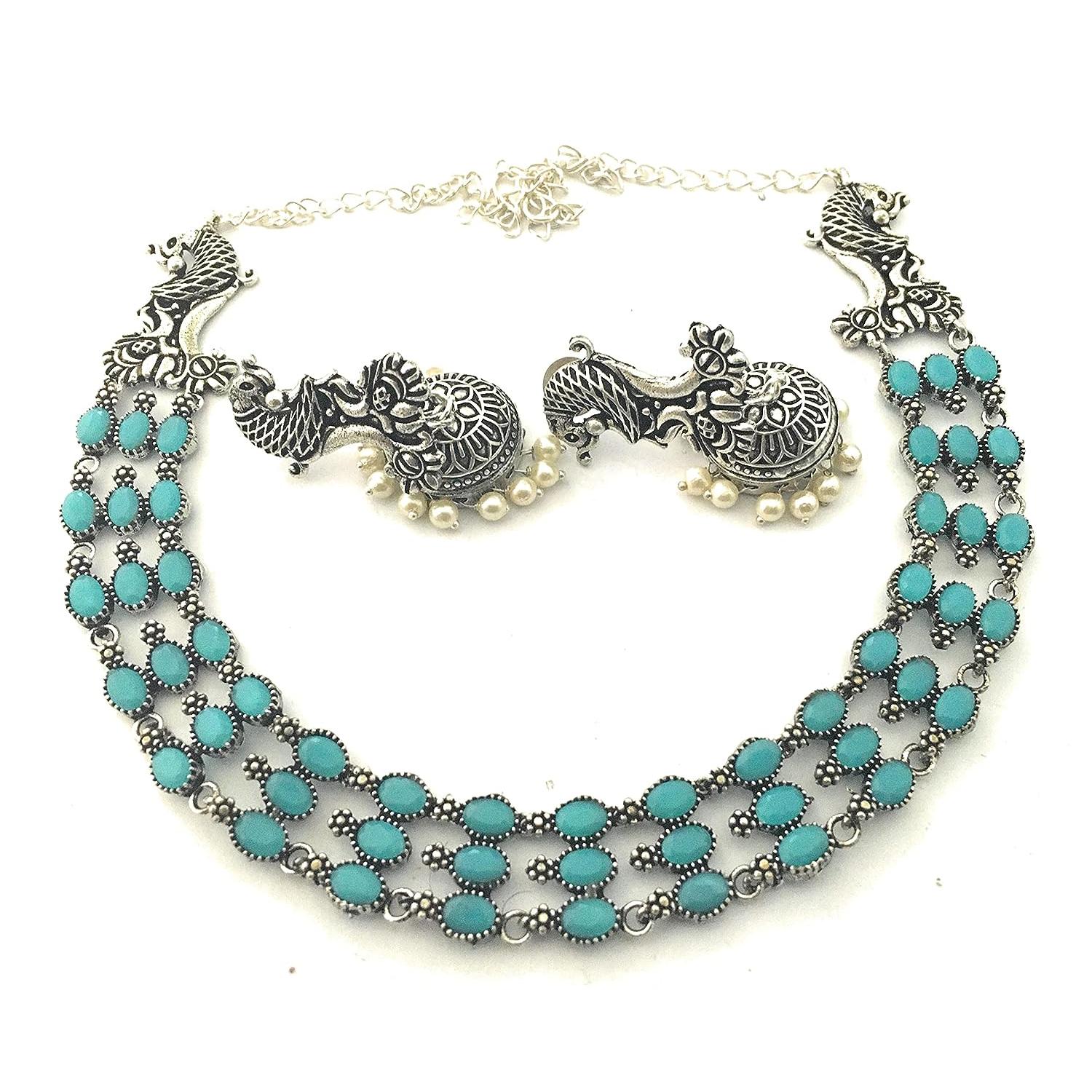 Ожерелье из окисленного ювелирного изделия в виде павлина из немецкого серебра с 3 — фото 6