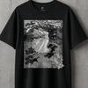 Witch And Cats - Black Cat Shirt - Vintage Ida Outhwaite Woodcut - Unisex T-shirt