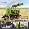 Electric Remote-Control Alloy Tractor & Harvester Toy for Kids