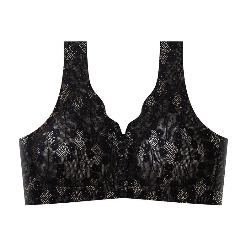 Nahtloser Stütz-BH mit Frontverschluss und ohne Bügel für Frauen mittleren und höheren Alters