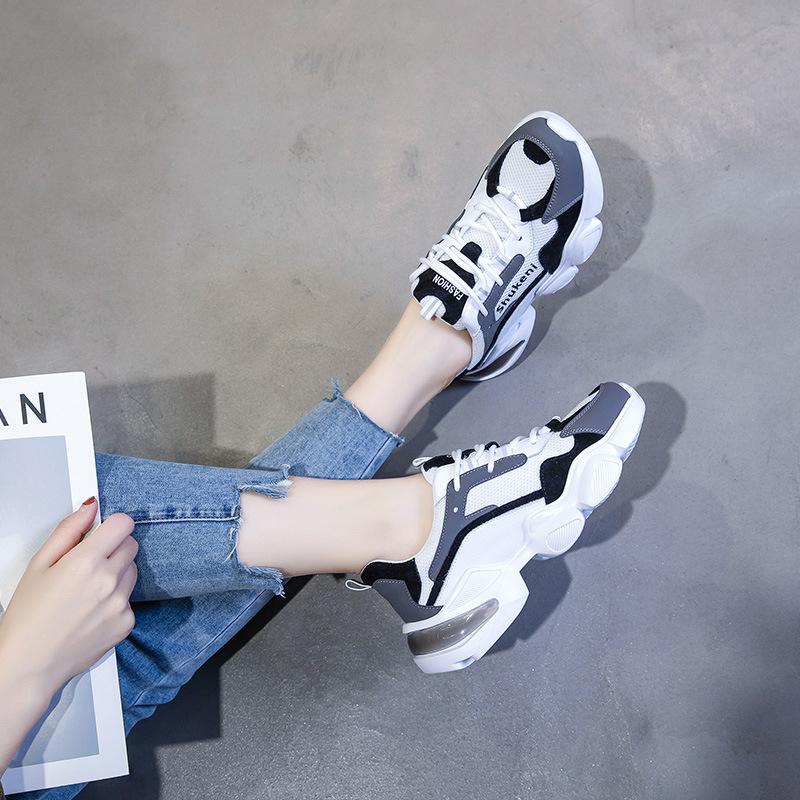 

Daddy shoes women s spring 2025 new Korean version of sports versatile casual little white shoes women s thick-soled shallow-mouth leather women s 40