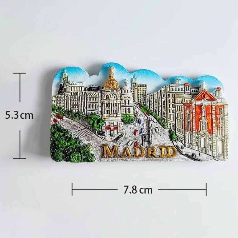 Spain Fridge Stickers Santo Domingo de la Calzada Travelling Souvenirs Plaza De Toros San Sebastian Fridge Magnets Wedding Gifts