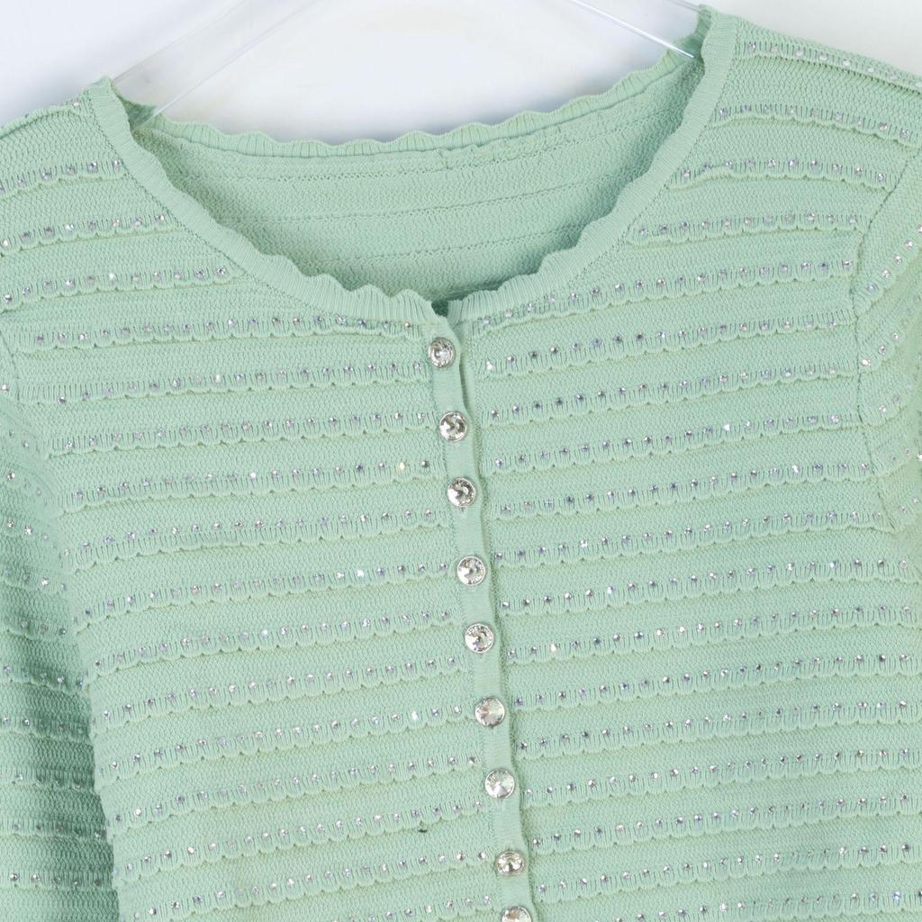 French Round Neck Knit Set: Elegant Fishtail Skirt with Beading, Spring/Summer Style