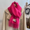 New scarf women's winter versatile shawl imitation cashmere warm high-end couple scarf