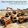 Inertial Driving Construction Truck Toy Beach Digger Bulldozer Tipper Early Education Construction Vehicles Toys Kids Toys