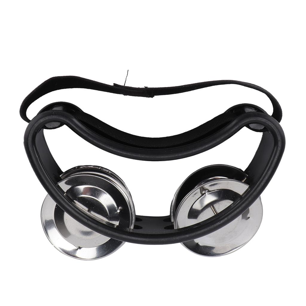 Foot Tambourine Shaker Percussion Set Metal Jingle Musical Instrument Accessories