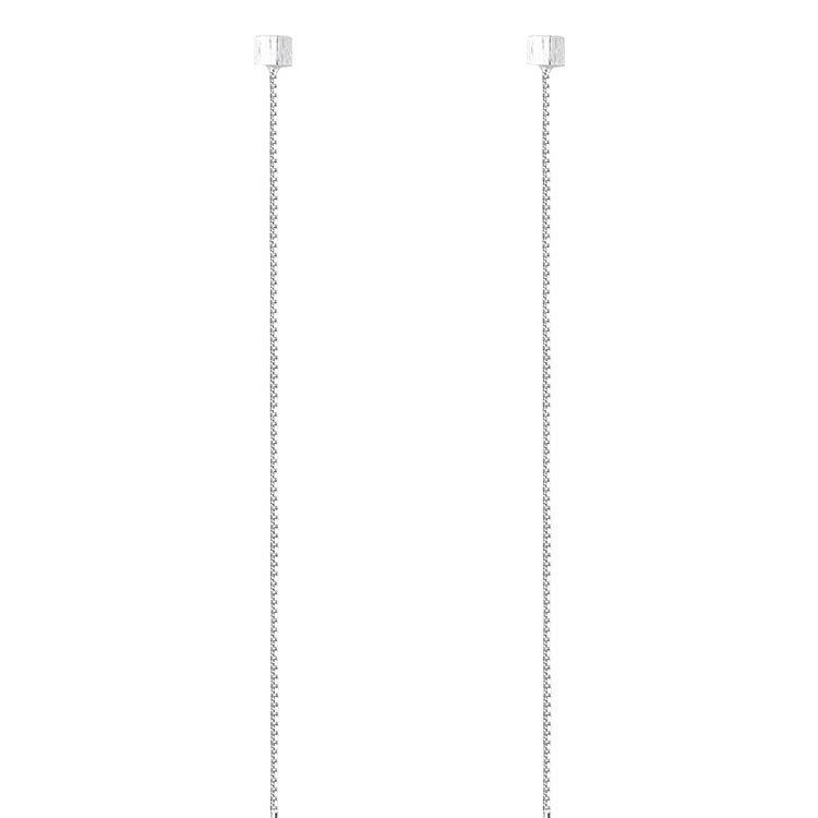Sterling Silver Long Earrings for Women, 2022 New Style, Slimming Design for Round Faces