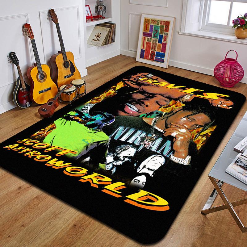 Kober s potiskem T-Tupac módní podložka na jógu dekorativní koberec do ložnice dekorativní podlahová rohožka do obývacího pokoje koupelny narozeninový dárek