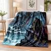Dracula Flanell-Kuscheldecke Weich Warm Gemütlich Für Sofa Bett Innen Haus Schlafzimmer Gebrauch