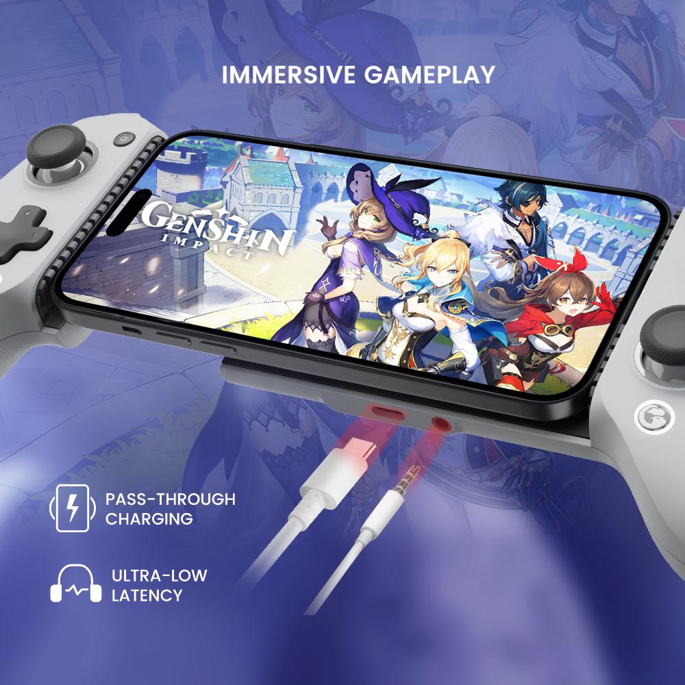 GameSir G8 Galileo Gamepad per Cellulare Controller di Gioco con Joystick a Effetto Hall per 15 Telefoni Mobili Android Cloud Gaming