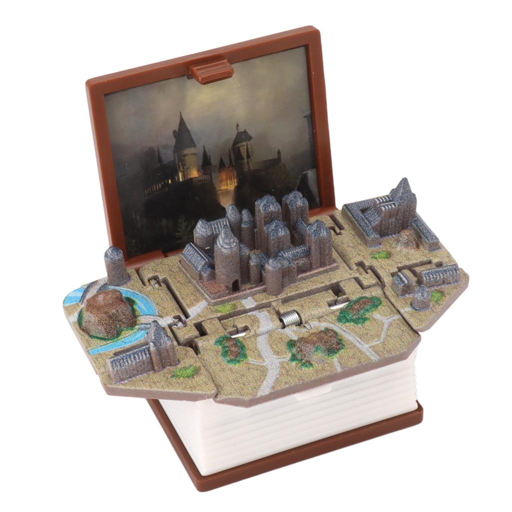 Dinosaur Sammenleggbar 3D Stereo Bok Nøkkelring Mini Sammenleggbar 3D Bok Nøkkelring for Dekorering