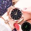 Versatile New Korean Style Minimalist Casual Women's Starry Sky Watch, Popular Among Students and On TikTok, 1290 35mm Alloy.