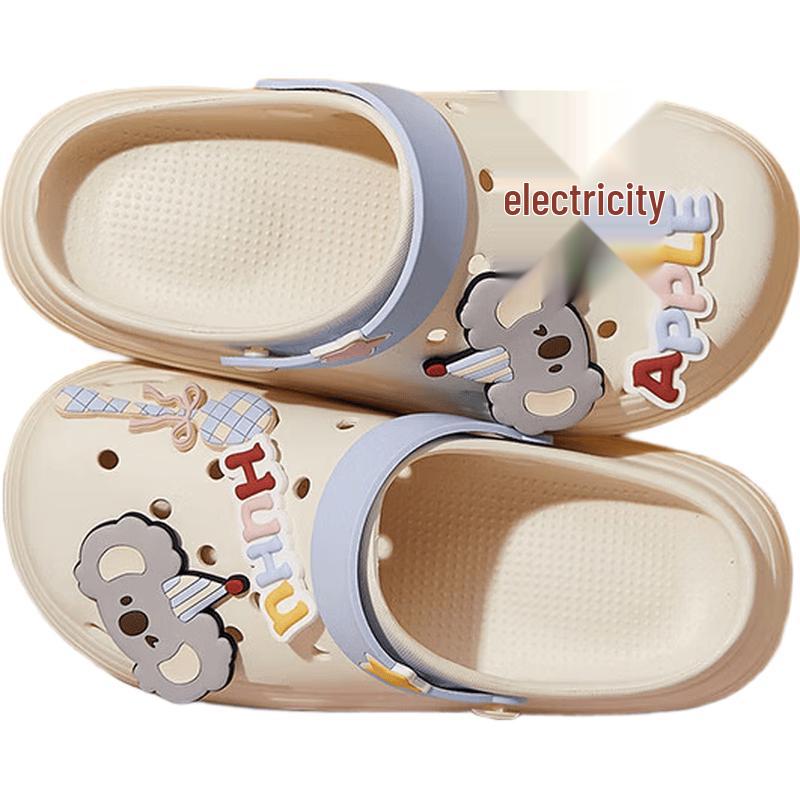 Gukoo Women s Cute Koala Anti-slip Summer Clogs 35-36 грязно-белый