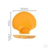 Dumpling Plate with Sauce Compartment Serving Holder Platter Tray for Party