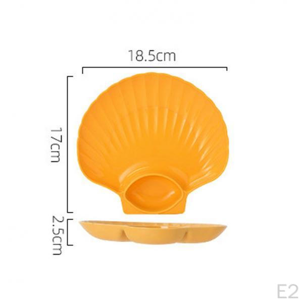 Dumpling Plate with Sauce Compartment Serving Holder Platter Tray for Party
