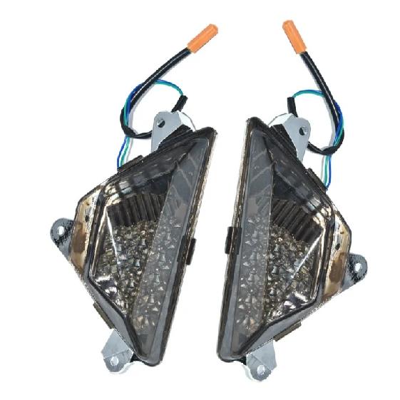 For KAWASAKI NINJA 250 300 400 650 1000 Z1000SX ZX-6R 2013-up Side LED Turn Signal Light Lamp Amber Color Replacement