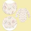 Withorganic Organic Cotton Newborn Bodysuit 2-Piece Set - Baby Horse + Basic