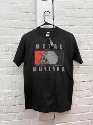 Maglietta Metal Mulisha Uomo Taglia Piccola Nera Grafica Teschio Nuova Logo Principale Biker Moto
