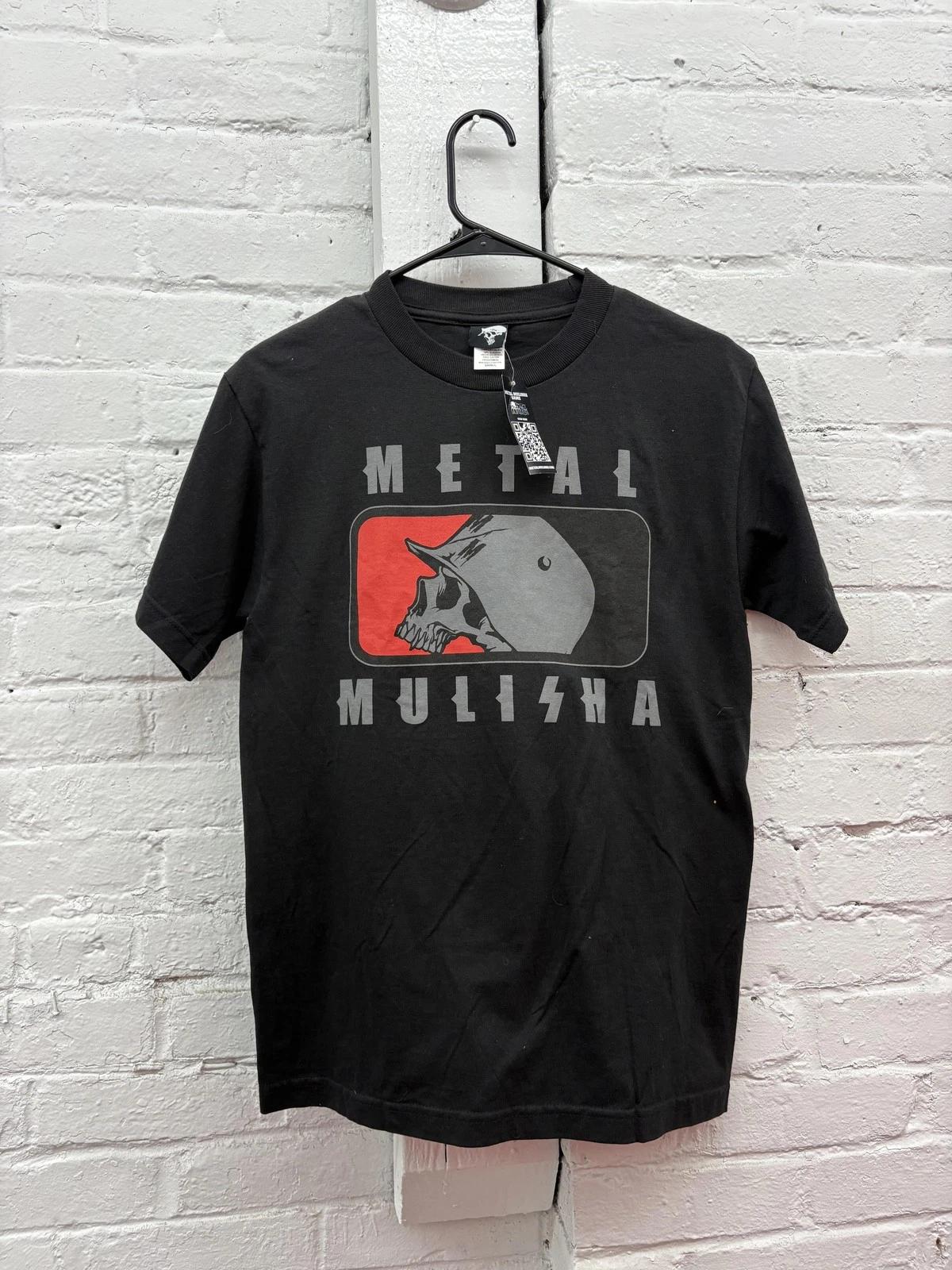 Мужская футболка Metal Mulisha Размер S Черная с графическим изображением черепа Новая с основным логотипом Байкер Мото S