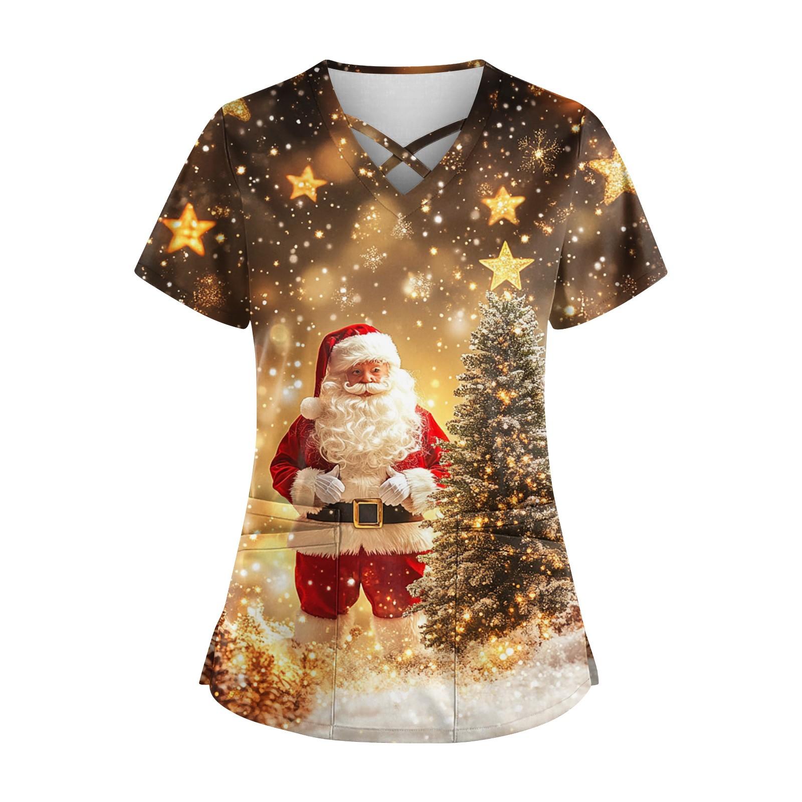 

Женская модная рабочая одежда с v-образным вырезом, короткими рукавами, завязками и карманами, топы соответствующего цвета и защитная одежда XXXXL бежевый