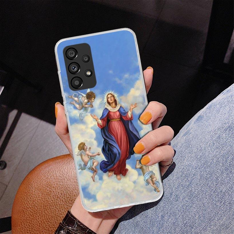 Virgin De Guadalupe Virgen Mary Phone Case For Samsung Galaxy A17 A16 A15 A14 A13 A57 A56 A55 A54 A53 A37 A36 A35 A34 A33 A26 A2
