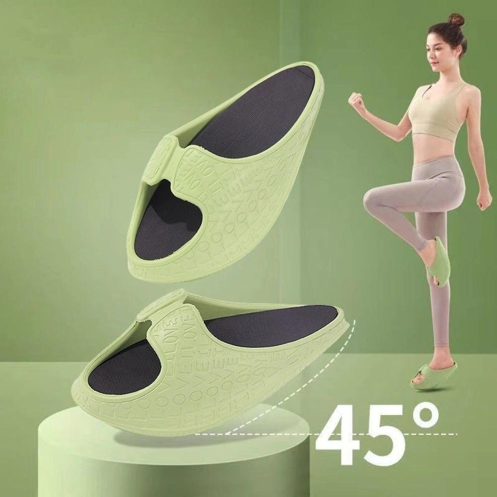 1 Pair Ankle Calf Stretching Sandals Rocking Rocking Slipper Body-shaping Slippers  Summer Season