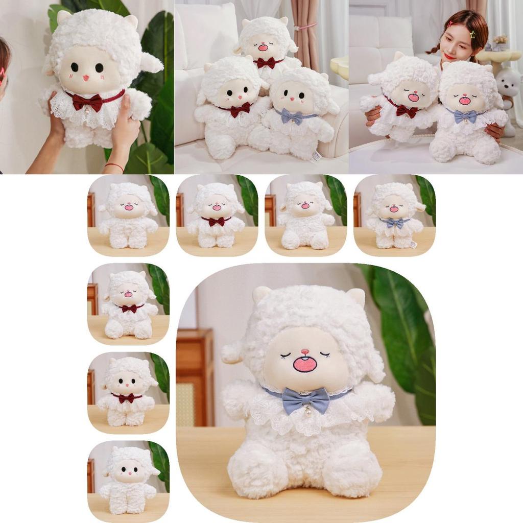 Adorable Plush Sheep Doll Soft Toy Perfect For Kids Bedtime Cuddles And Birthday Gifts