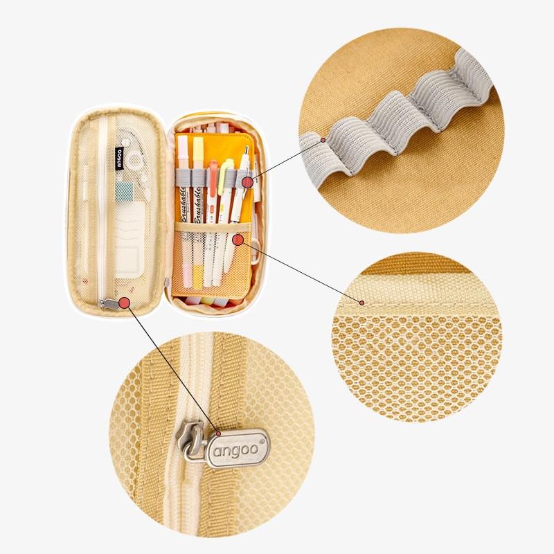 Federmäppchen mit großer Kapazität, Schreibwaren, Schulsachen, Federmäppchen, Schreibtisch-Tasche, Aufbewahrungstasche, Federmäppchen für Studenten und Kinder, Taschen, Box