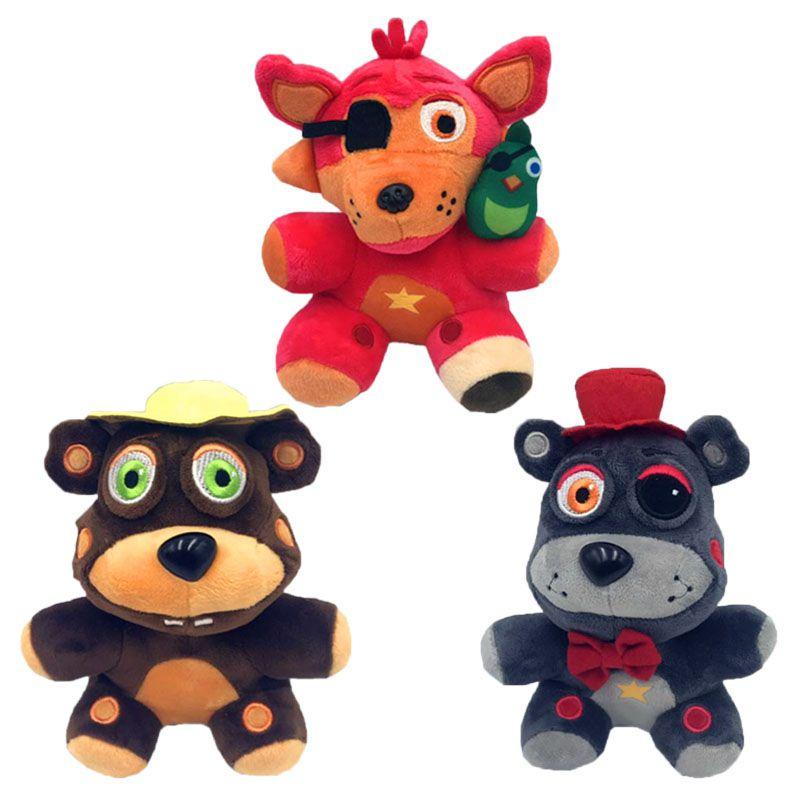 Five New Fnaf Nights At Freddys Plush Toy Stuffed Animal Bear Foxy Fans Gift