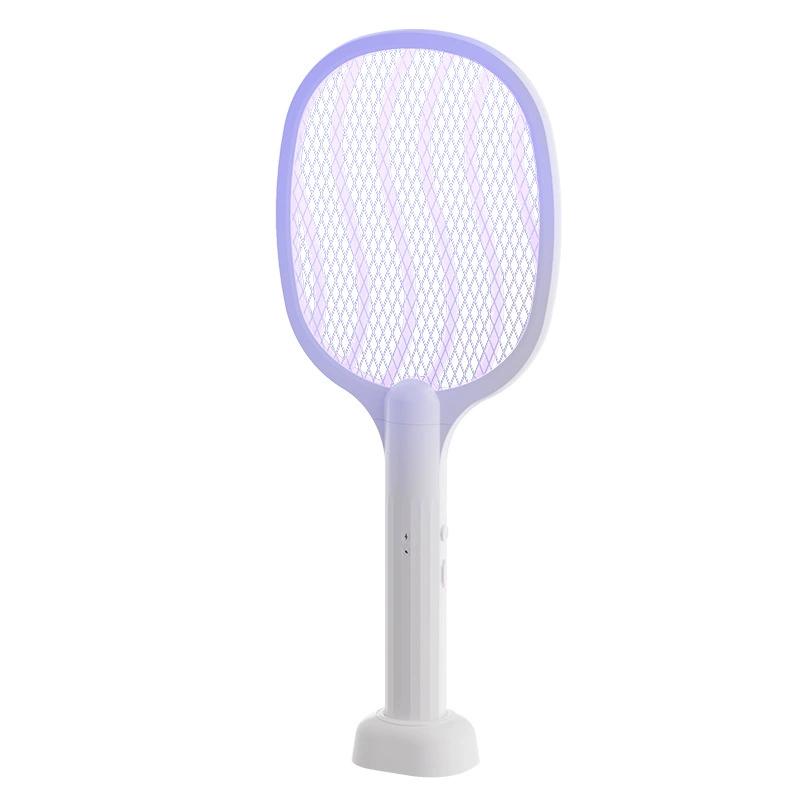 

Raqueta eléctrica recargable para mosquitos 2 en 1 plegable y eficiente