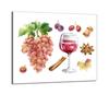 Szklana płyta ochronna na kuchenkę 60x52 Wino