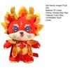 Jahr des Jahres 2024, Drache-Maskottchen, Plüschpuppe, chinesisches Neujahr, Sternzeichen, Drache, Stofftiere, Ornament, Glücksdrache, Spielzeug, Zuhause, Party, Dekoration, Festival, Geschenk