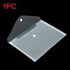 A5 Folder Bag Transparent Plastic Water Resistant File Holder File Paper Office Supplies Documents Protectors