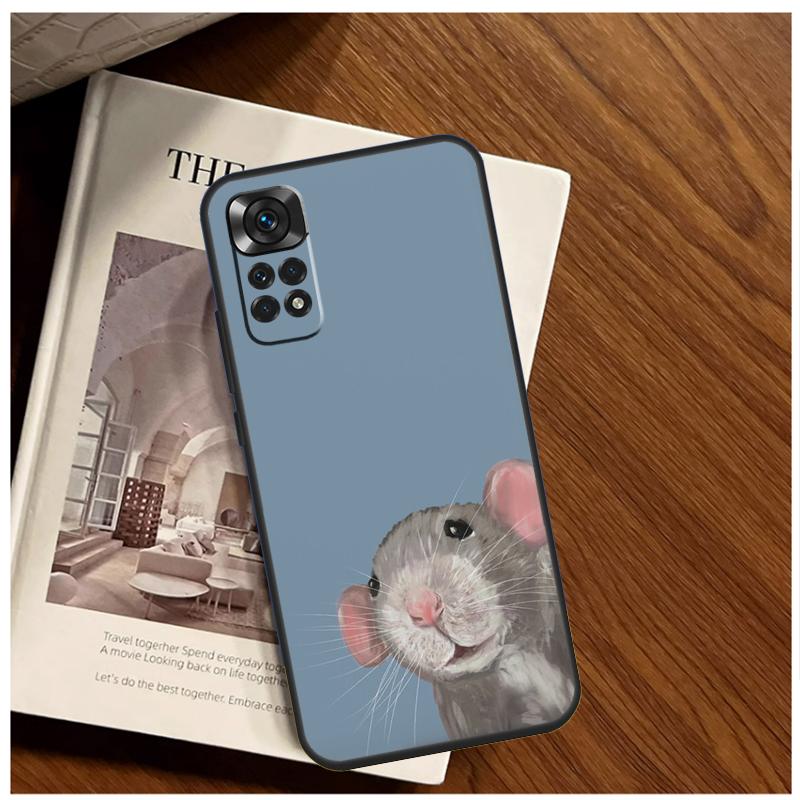 Mouse Rat Case For Xiaomi Redmi Note 13 11 10 9 8 12 Pro Plus 12S 11S 10S 9S 10A 9C 10C 12C 13C Funda