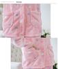 Women's Coral Fleece Pajamas: Warm, Thick Cardigan Lapel Homewear Set for Autumn and Winter