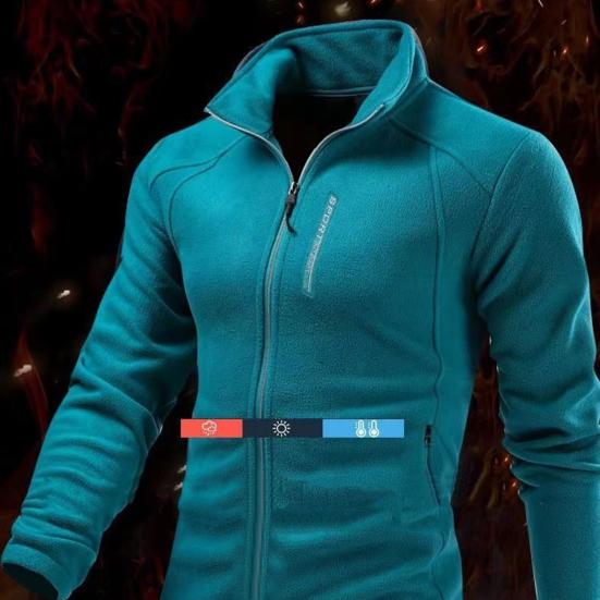 Jarní Zimní Dámská Bunda Stojáček Polární Fleece Zapínání na Zip Bunda Dlouhý Rukáv Jednobarevný Kardigan Udržuje Teplo Sportovní Svrchní Oblečení s Kapsami