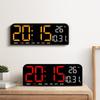 12/24H Format Large Digital Clock Brightness Adjustment Dual Alarms Alarm Clock  Home Decor