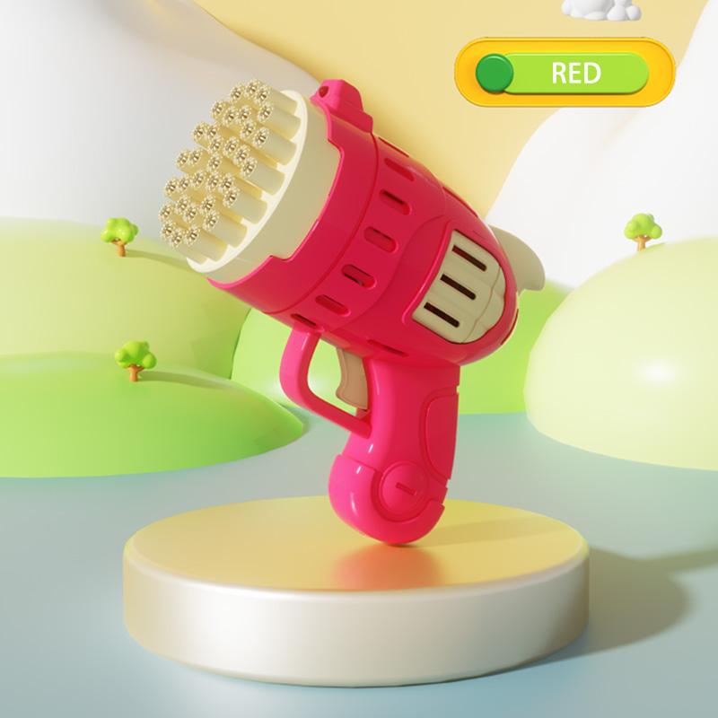 Summer Outdoor Activities Handheld Bubble Toy Bubble Gun Holiday Gift (Without Bubble Water)