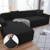 Solid Color Sofa Cover 1/2/3/4 Seater Sofa Cover for Living Room Elastic Spandex L Shaped Corner Sofa Cover Couch Cover for Sofa