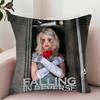 F-Falling in R-Reverse Popular Monster  Pillow Case Decor Protective Covers Comfortable soft for Sofa Living Room Home office