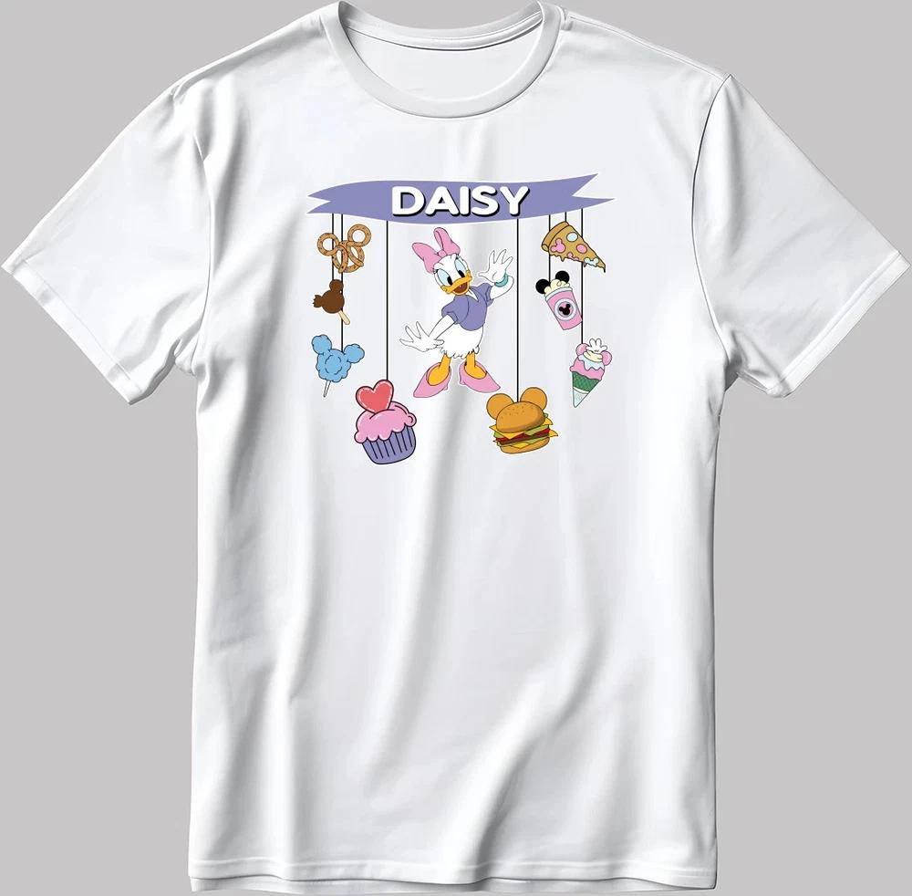 Cute Daisy Duck White Tshirt S