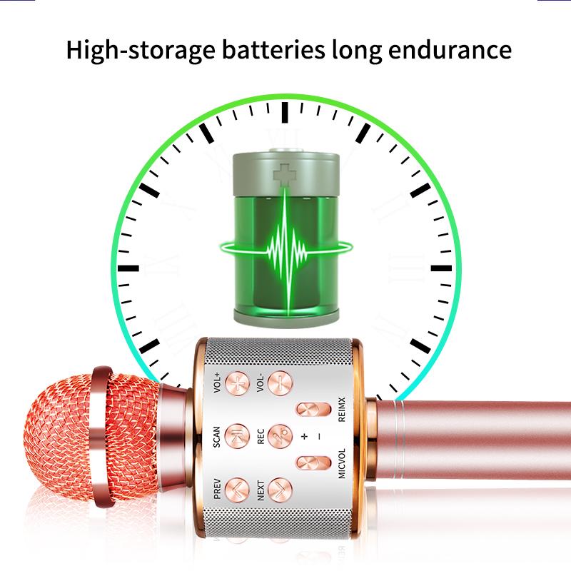 Portable Wireless Mini Headset Microphone for Mobile Phone Sing Song Karaoke