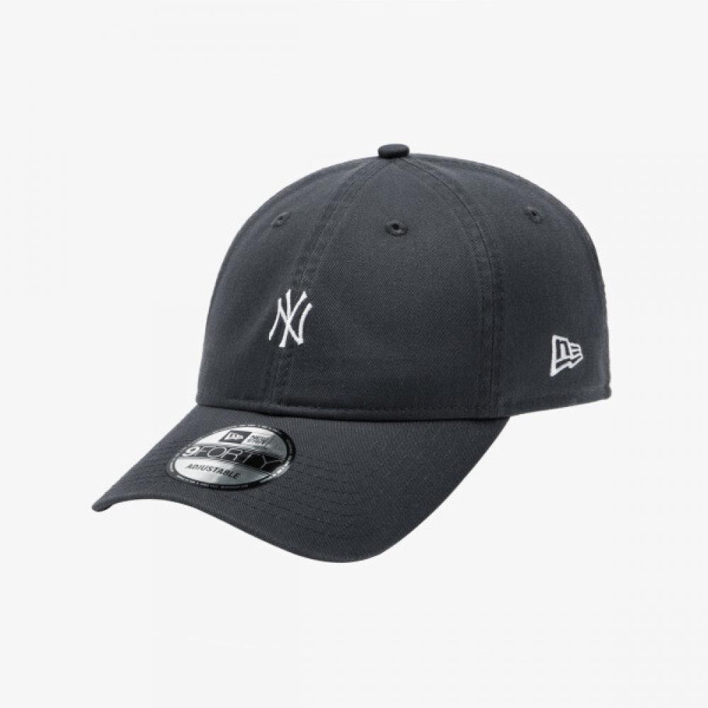 

New Era Mlb New York Yankees Mini Logo Cap Dark Graphite 14561836 Grey/OSFM