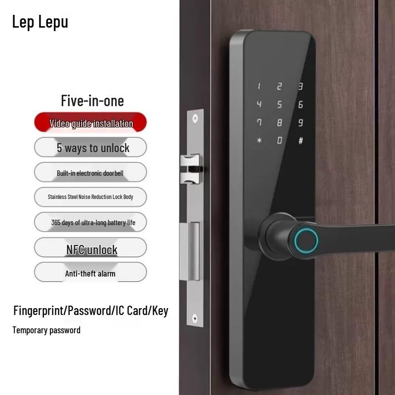 Lepu S2 Smart Fingerprint Door Lock