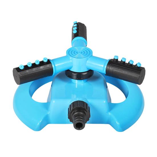 3-Arm Lawn Sprinkler 360 Degree Rotating Large Area Sprinkler Adjustable Water Spray