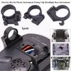 1pair Plastic Fixing Clip 3 Styles Lamp Head Assembly  Electric Bicycle Accessories